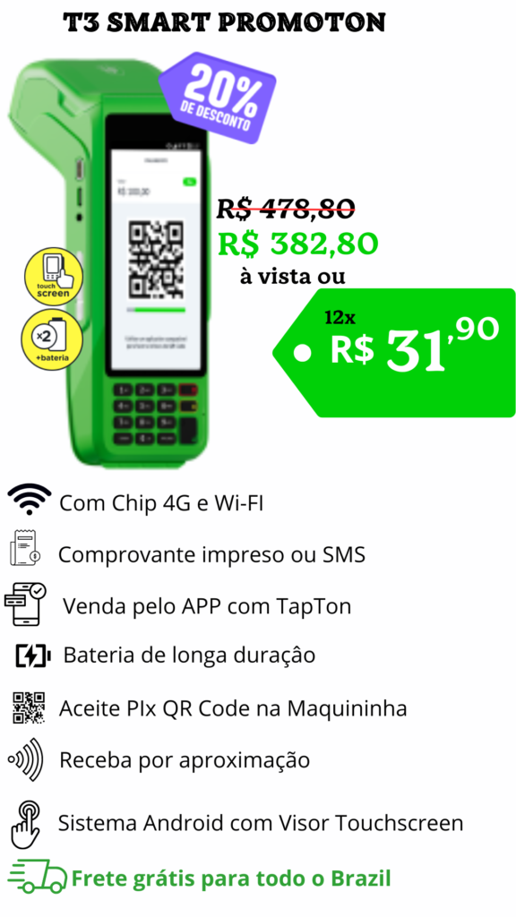 maquininha ton t3 smart